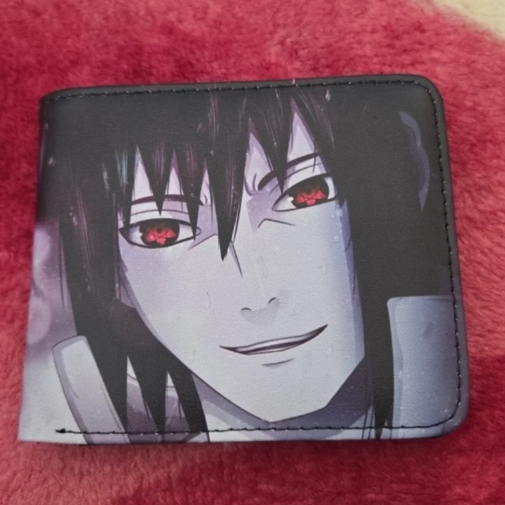New Sasuke uchiha Naruto anime manga leather wallet